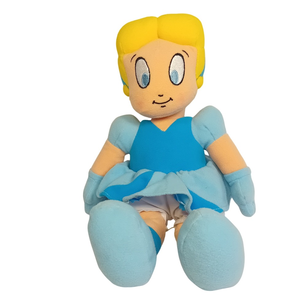 Vintage 90s Y2K Disney Store Baby Kid Cindy Cinderella Plushie Plush Doll‎ Toy